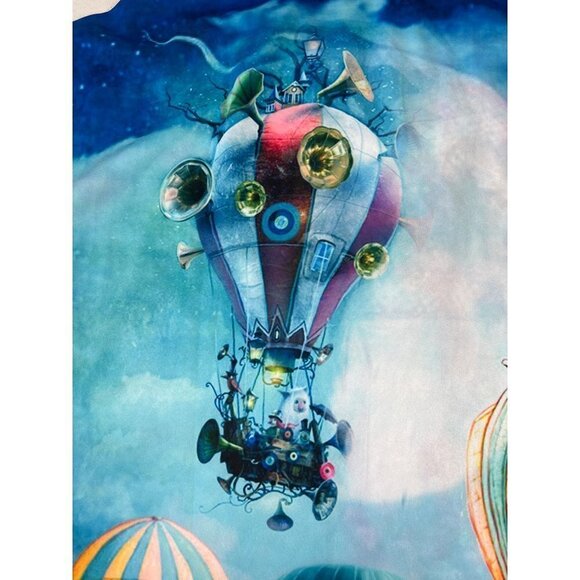 HHCY Mens Size XL Shirt Short Sleeve Bright Steampunk Aviators Vintage Travelers - Picture 12 of 12